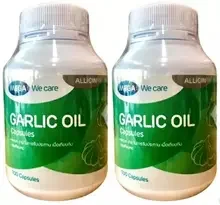 ภาพขนาดย่อของภาพหน้าปกสินค้าmega we care garlic oil 2 ขวดๆละ 100เม็ด จากร้าน Rosegmail บน Lazada