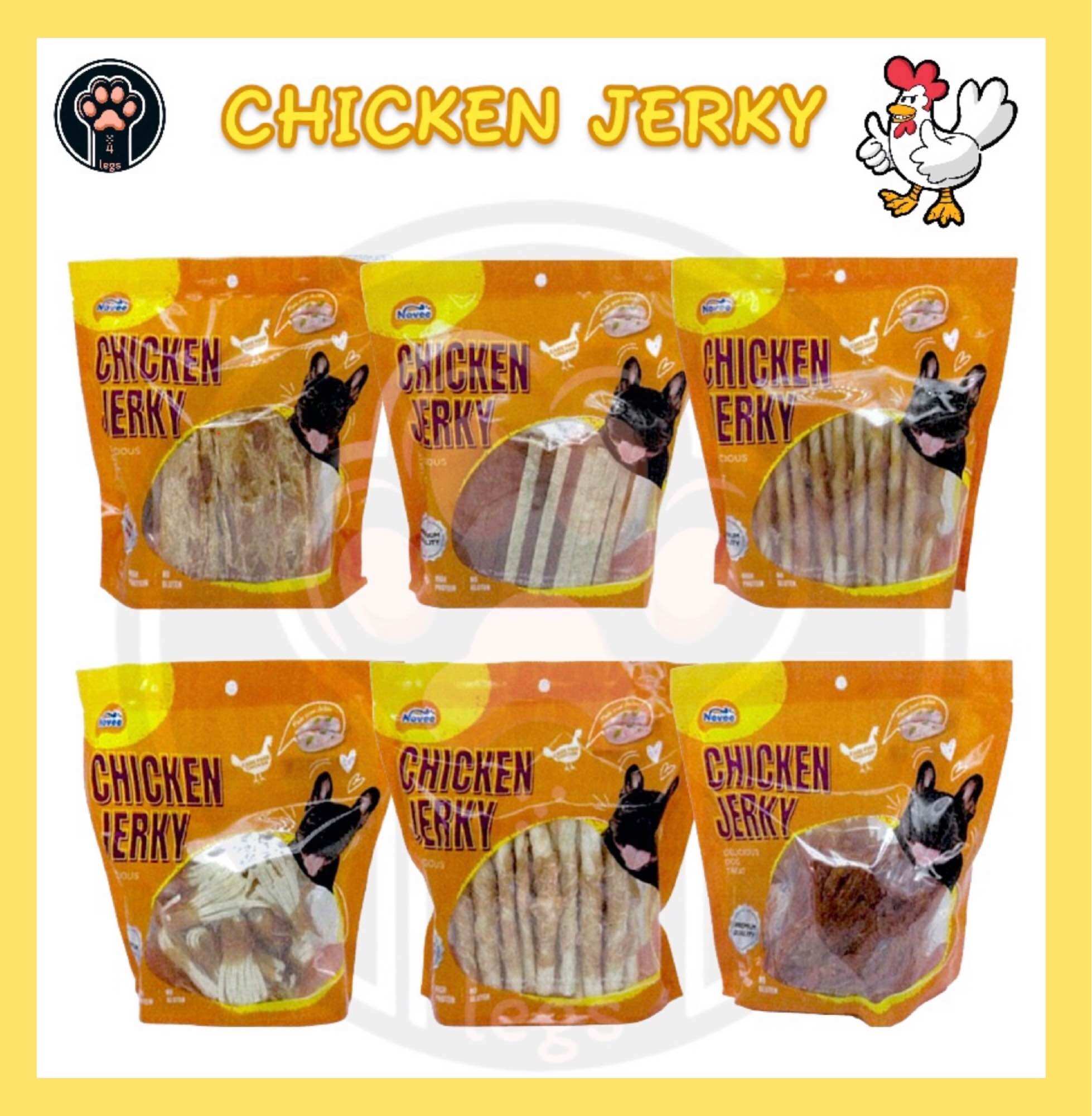 Fast Delivery 🚀 Chicken Jerky Dog Treats, Fresh Chicken Jerky, Large Bag with Lots Inside. ราคา 230 บาท*ส่งฟรี