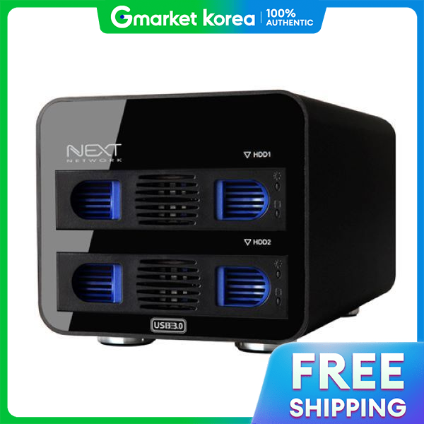 NextU | Next-702U3 Raid 2-Bay Usb3.0 Data Storage, Supports 2.5-Inch and 3.5-Inch Sata Ii /Iii Hdd and Ssd. ราคา 1,974 บาท*ส่งฟรี