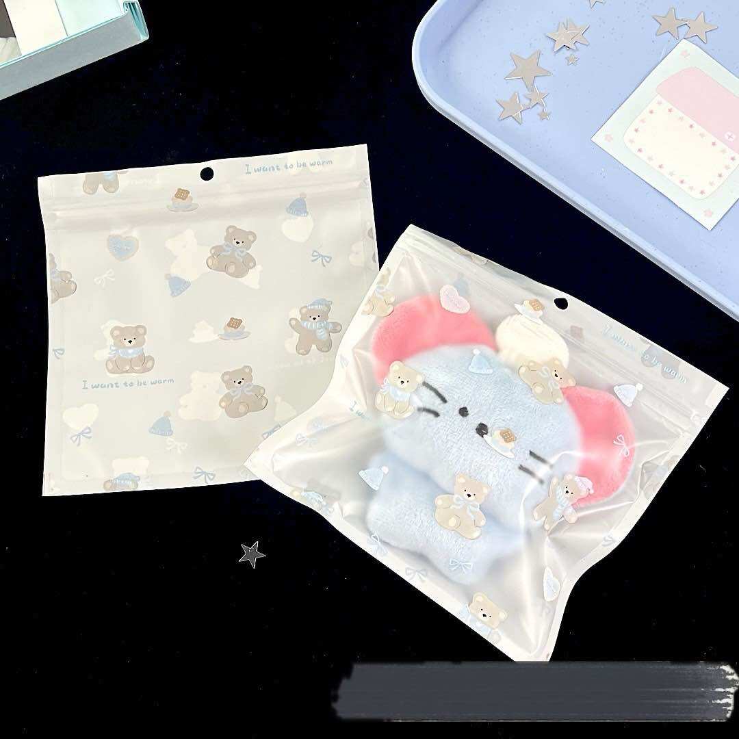 ถุงซิปลายน่ารัก ถุงใส่ขนม ของขวัญ หรือของชำร่วย ลายการ์ตูนสุดน่ารัก
