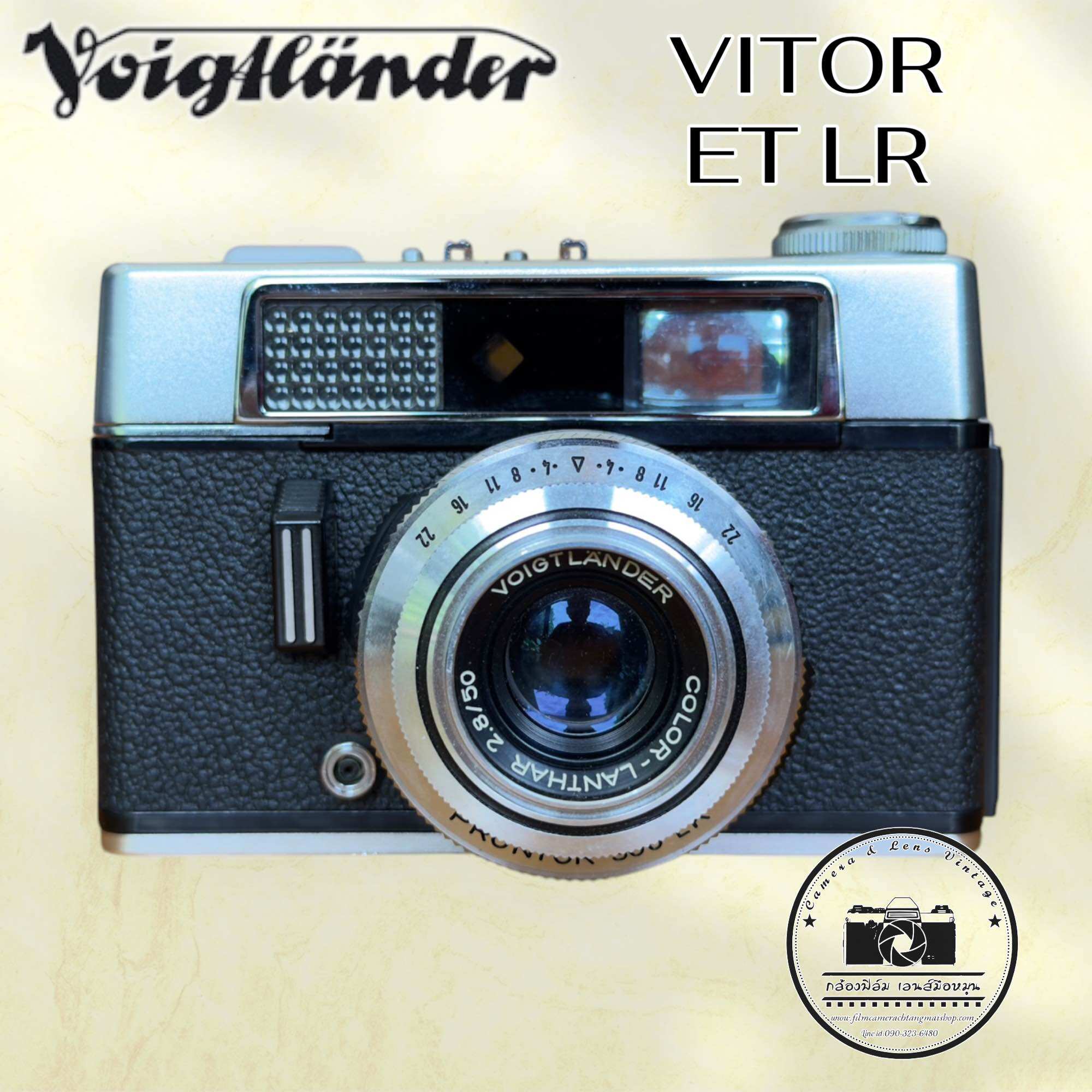 Voigtländer Vitor Et Lr Camera with Voigtländer Color-Lanthar 2.8/50 Lens for Color Photography. ราคา 2,990 บาท*ส่งฟรี