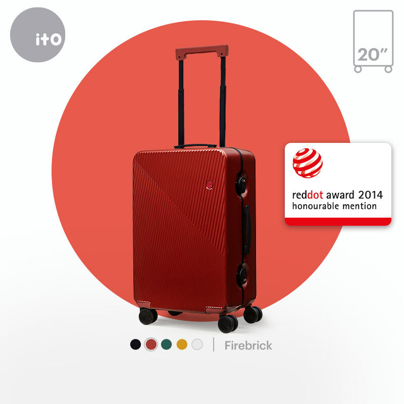 ITO Ginkgo 20 - Luggage 20 inches carry on luggage, No Zip, Passcode TSA Lock (Suitcase, luggage, trolley travel bags, hard case with Aluminium Frame) ราคา 7,090 บาท*ส่งฟรี