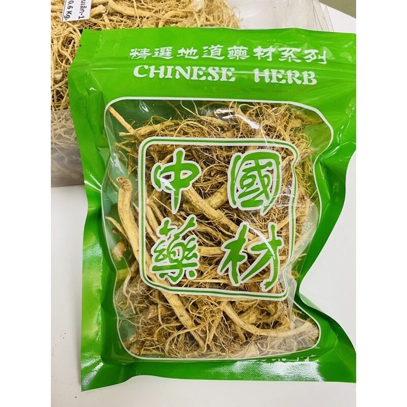 รากโสม 50g กรัม รากโสมแห้ง (Ginseng Fibrous Roots) รากฝอยของโสมหยิ่งเซียม (ยินเซียม) หรือ โสมคน人参须50g