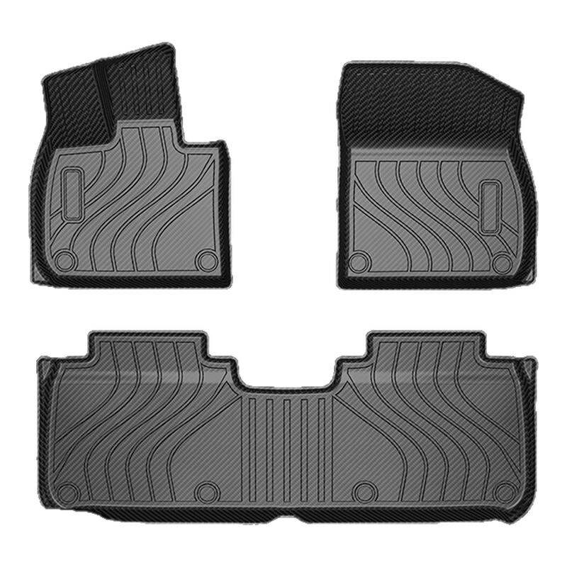 WUFUJINNIU | Carbon Fiber Pattern TPE Floor Mats for Mi SU7 Tesla New Y Li Ideal ราคา 3,030 บาท*ส่งฟรี