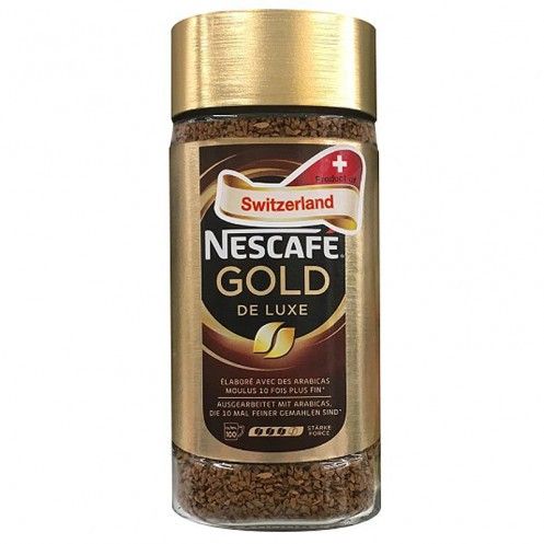 NESCAFE เนสกาแฟ กาแฟสำเร็จรูป โกลด์เดอลุกซ์  ขวดแก้ว 200 กรัม ☕