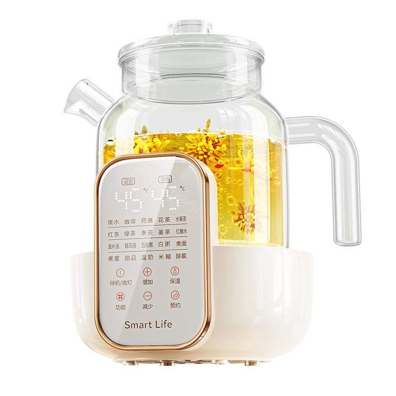 SHEZI | Temperature Controlled Glass Water Kettle Baby Special Home Use Boiling Water Hot Water Insulation Milk Tea Brewing Machine ราคา 1,783 บาท*ส่งฟรี