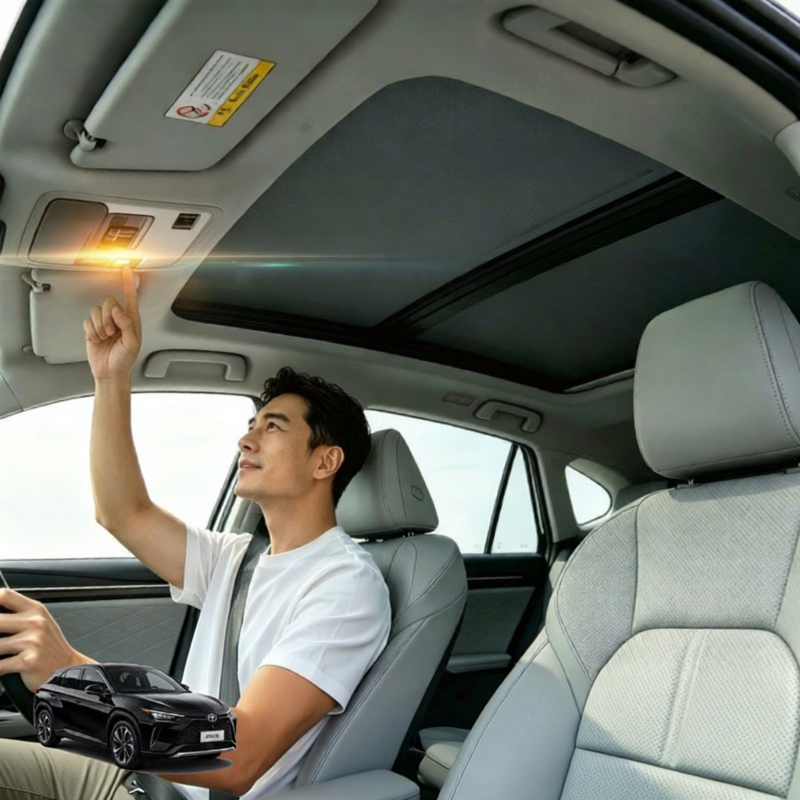 ANXINGLETU | Sun and UV Protection Electric Sunshade for Toyota BZ5 ราคา 18,191 บาท*ส่งฟรี
