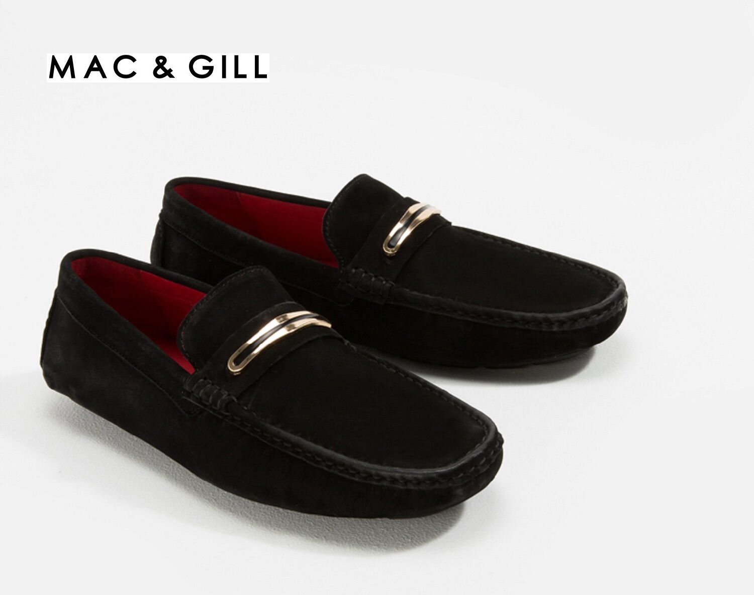 MAC&GILL Howard Leather Loafers MAC&GILL in Black รองเท้าผู้ชายหนังแท้แบบโลฟเฟอร์หนังแท้สีดำ ราคา 2,890 บาท*ส่งฟรี