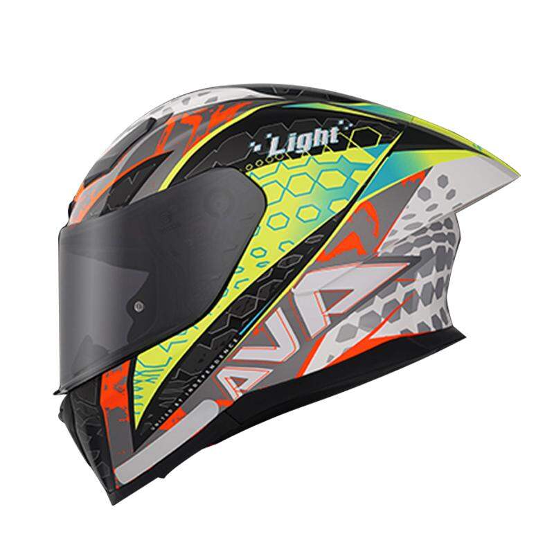 AVA | Anti-fog Four Seasons Unisex Motorcycle Full Helmet Large Tail Wing ราคา 9,089 บาท*ส่งฟรี