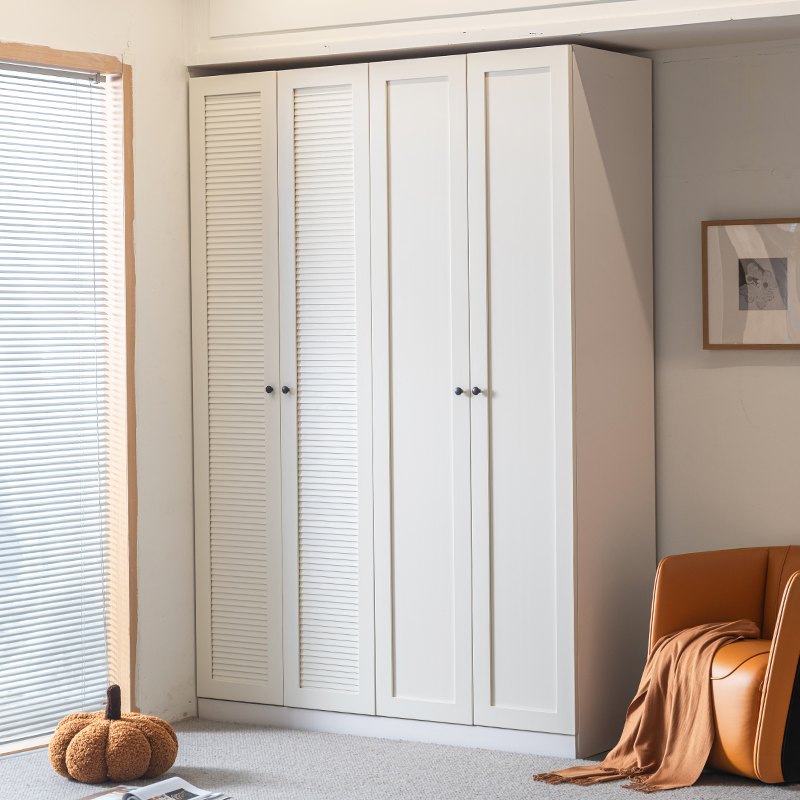 YIJU NIAO | White French Retro Modular Customized Cedar Wood Wardrobe - รูปที่ 1