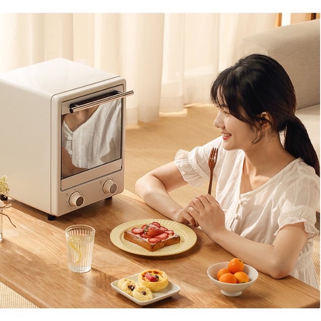 เตาอบไฟฟ้าขนาดเล็ก อบขนมปังหน้าแรก เตาอบ Mini Electric Oven Household Bread Baking Oven 12L