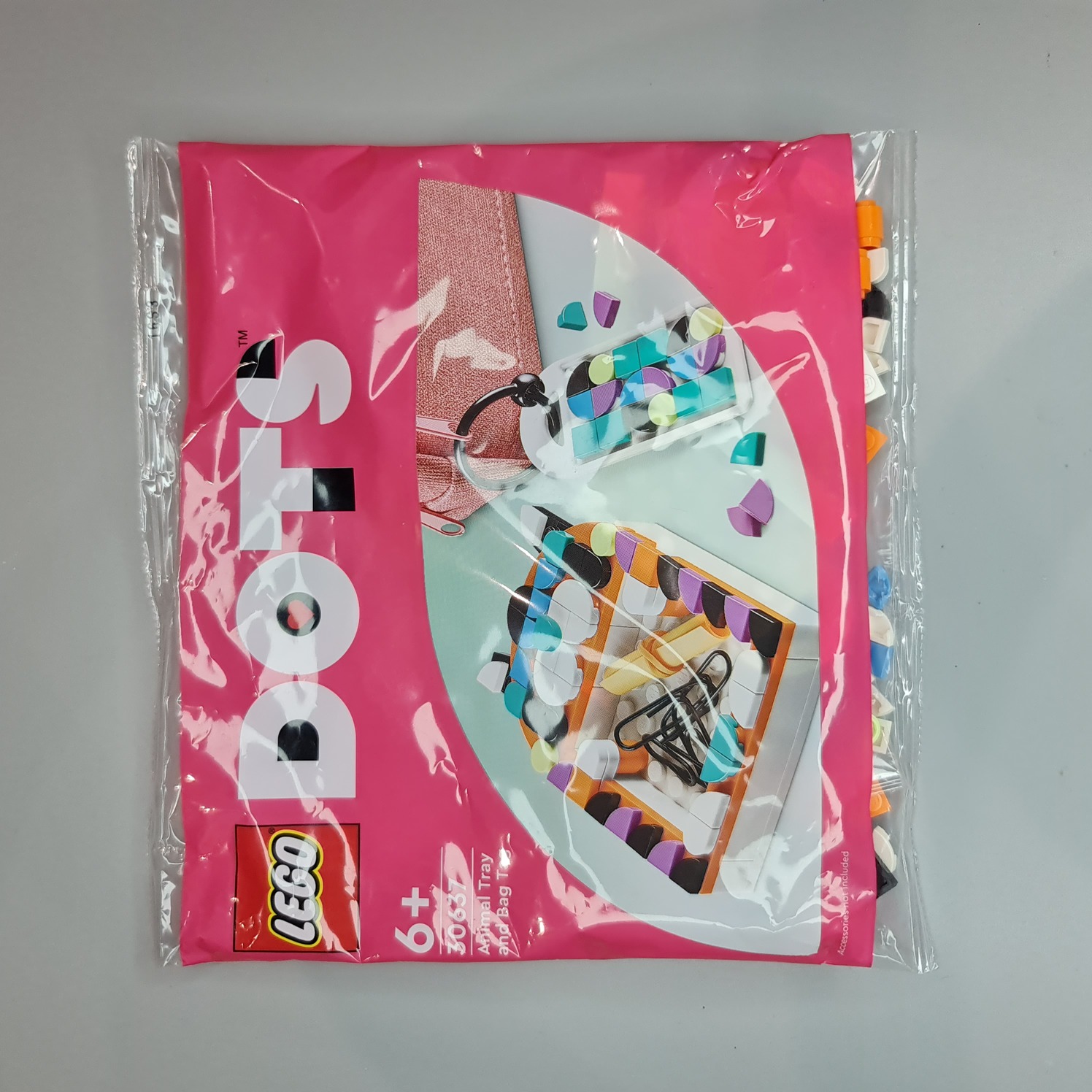 Lego Dots Animal Tray and Bag Tag 30637