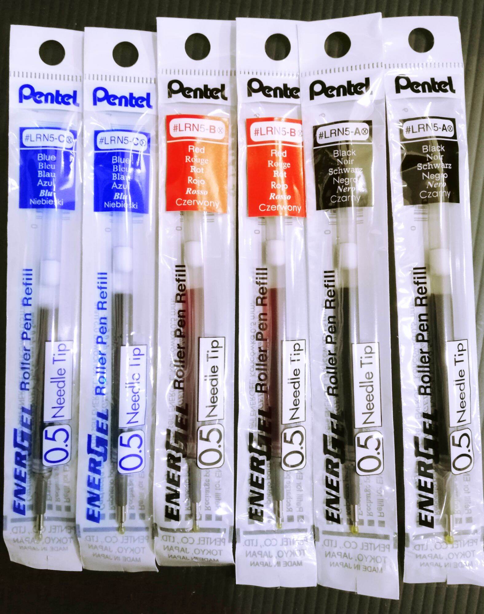 ไส้ปากกาเจล Pentel #LRN-5 ขนาดลายเส้น0.5MM.