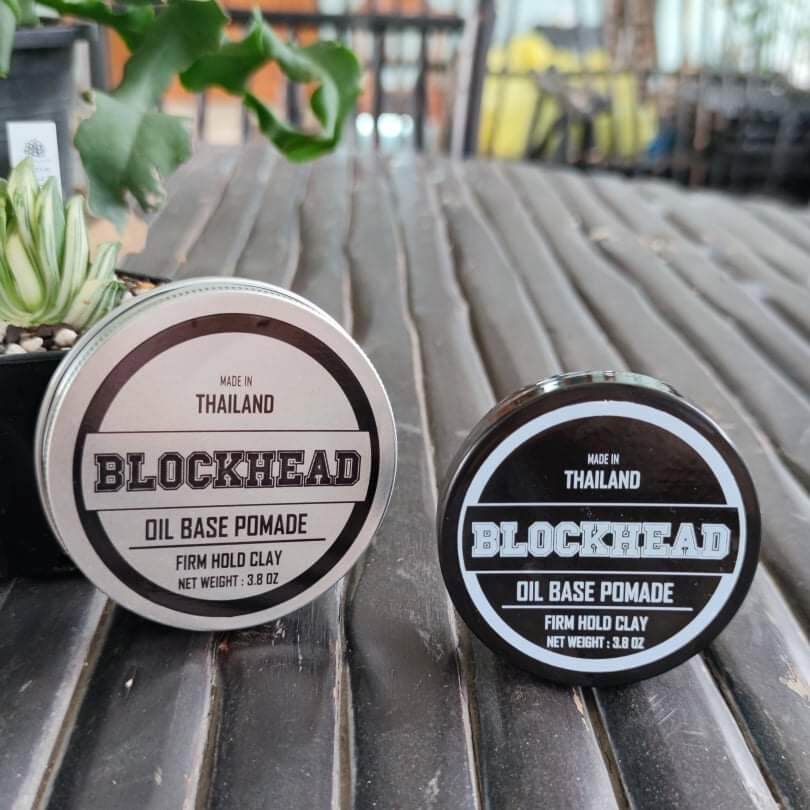 Blockhead Pomade สูตร water based กระปุกเล็ก 2.2 oz Blockhead Pomade