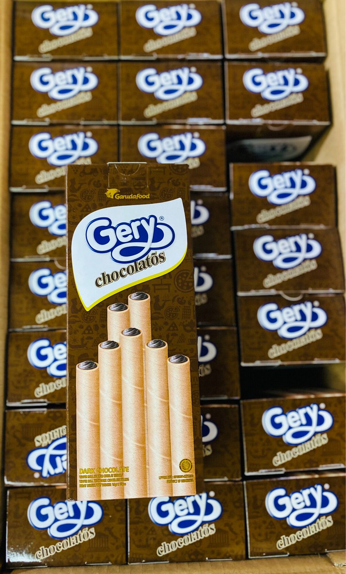 Gery chocolatos ขนมปังสอดไส้ช็อกโกแล็ต Dark เนื้อเน้น เต็มคำ สินค้าบ็อตใหม่