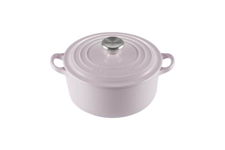 CAST IRON - TRADITION ROUND CASSEROLE 24CM LAVENDER SS KNOB ราคา 11,180 บาท*ส่งฟรี