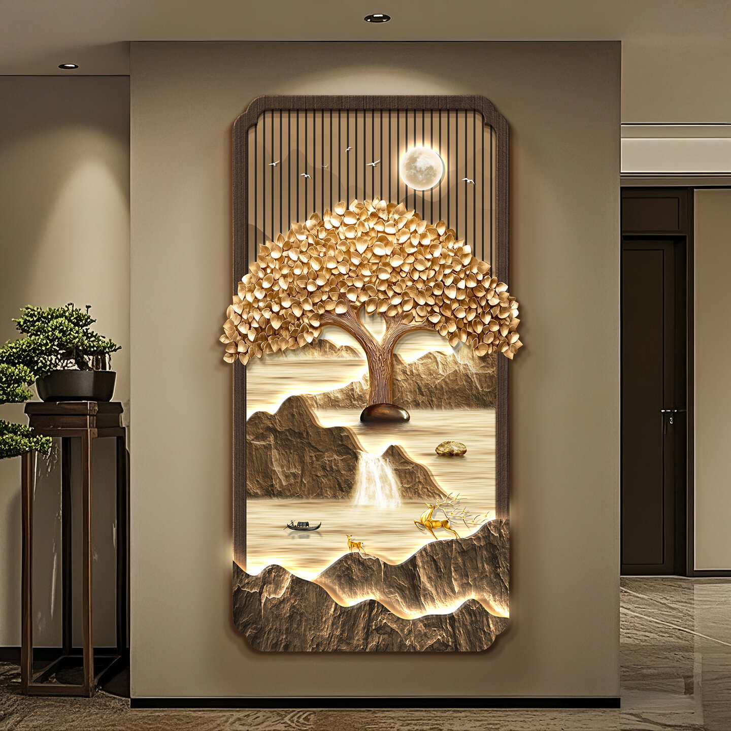 XIANGTUYIN | High-end LED Wall Art for Entryway and Corridor ราคา 4,672 บาท*ส่งฟรี