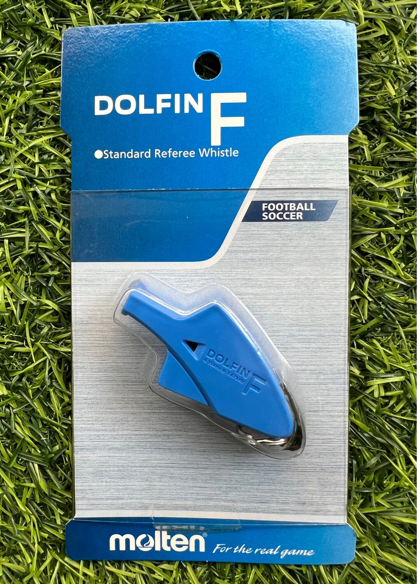 นกหวีดผู้ตัดสินฟุตบอล Molten RA0070-B น้ำหนัก 9 กรัม ขนาด 1.75x6.1x2.75 ซม ความดังเสียง 124 dB/10 cm ผลิตในประเทศญี่ปุ่น ของแท้ 100% ราคา 350 บาท*ส่งฟรี