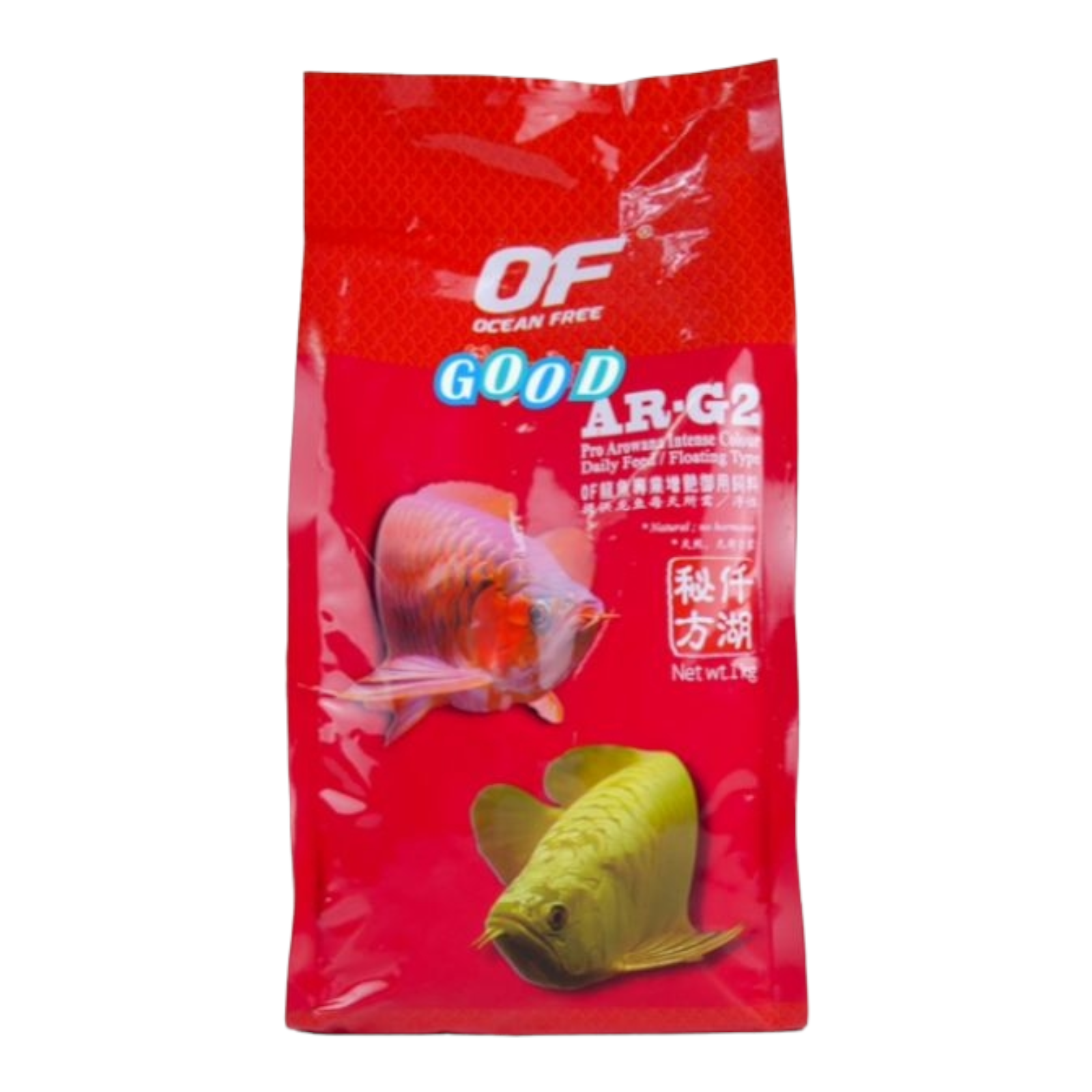 OF Pro Arowana Intense Colour อาหารปลาอโรวาน่า ปลามังกร สูตรเร่งสี เม็ดแบบลอย (AR-G2) (1kg) 

ถุงแดง - ยี่ห้อ Ocean ราคา 1,000 บาท*ส่งฟรี