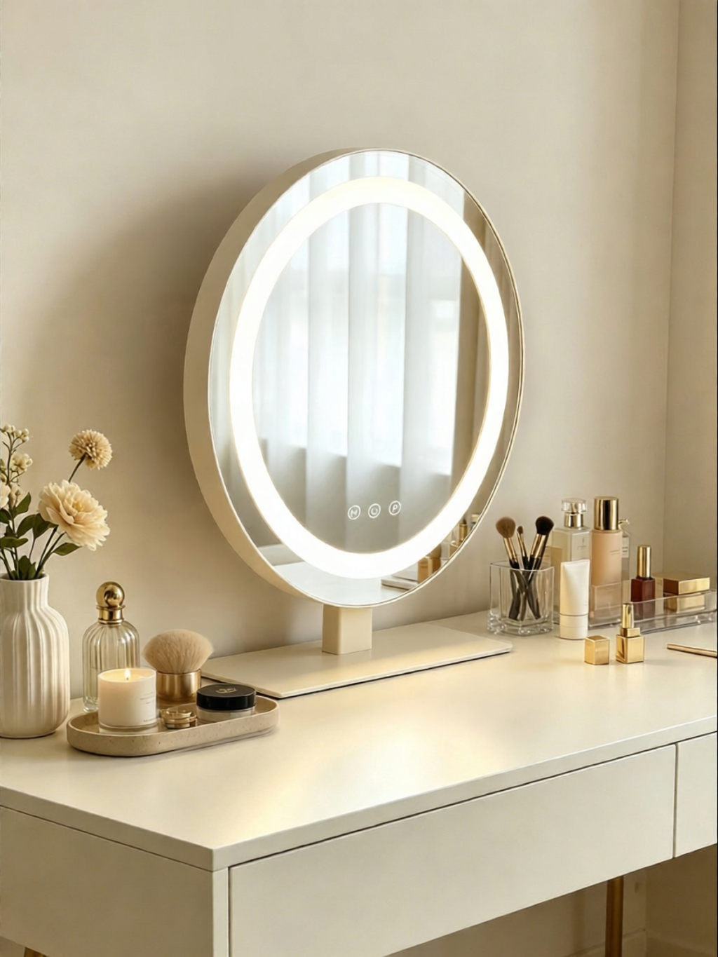 SAMEDREAM | LED Light Rotatable Makeup Mirror ราคา 1,433 บาท*ส่งฟรี