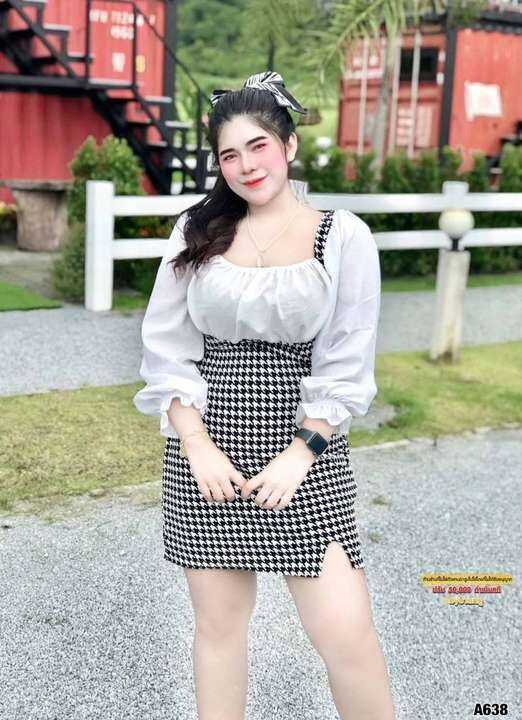 เดรสชิโนริโซฮอท A638 เเดรสคนอ้วน เสื้อผ้าคนอ้วน สาวอวบ ชุดคนอ้วน กางเกงคนอ้วน เสื้อคนอ้วน เสื้อคนอ้วนผู้หญิง – No Brand – 3305097521_TH-12246841859 >>> 🇹🇭 Top1Thailand 🛒 >>> lazada.co.th 🇹🇭 🇹🇭 🇹🇭🛒🛍🛒
