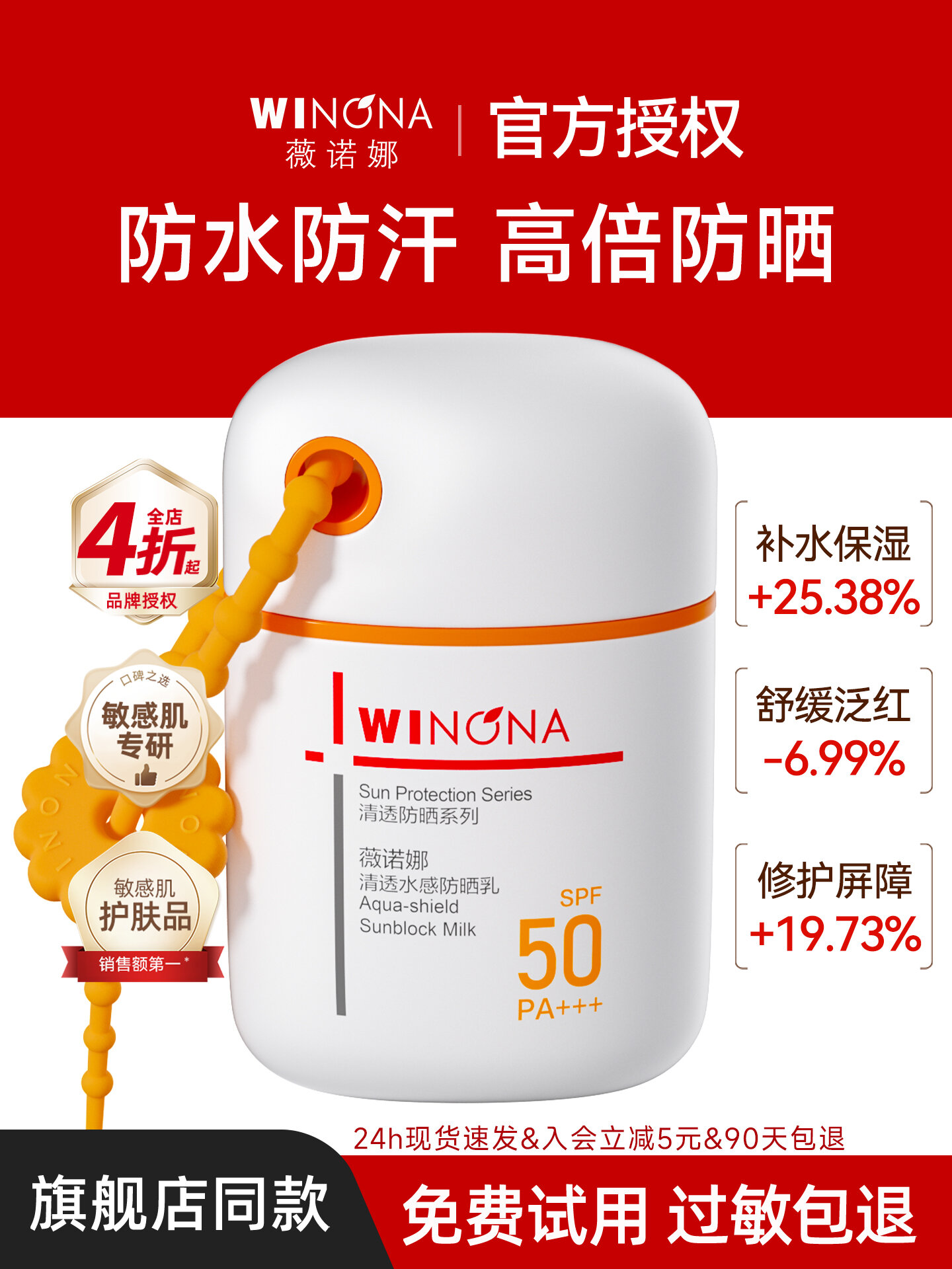 Sensitive Sunscreen Lotion 50g ราคา 1,549 บาท*ส่งฟรี