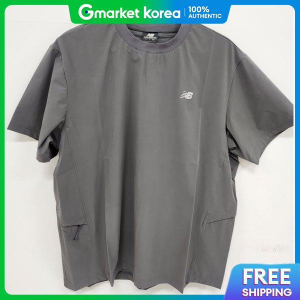 New Balance | New Balance Uni Frozen Essential Woven Short-Sleeve T-Shirt Nbneg31623 Charcoal ราคา 2,480 บาท*ส่งฟรี