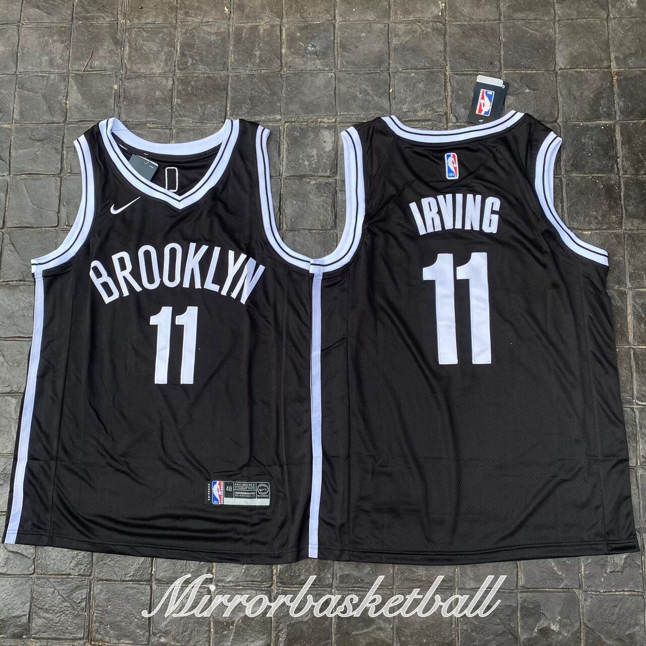 เสื้อบาสเกตบอล basketball jerseys(พร้อมจัดส่ง)#Brooklyn.11.Irving(Home)