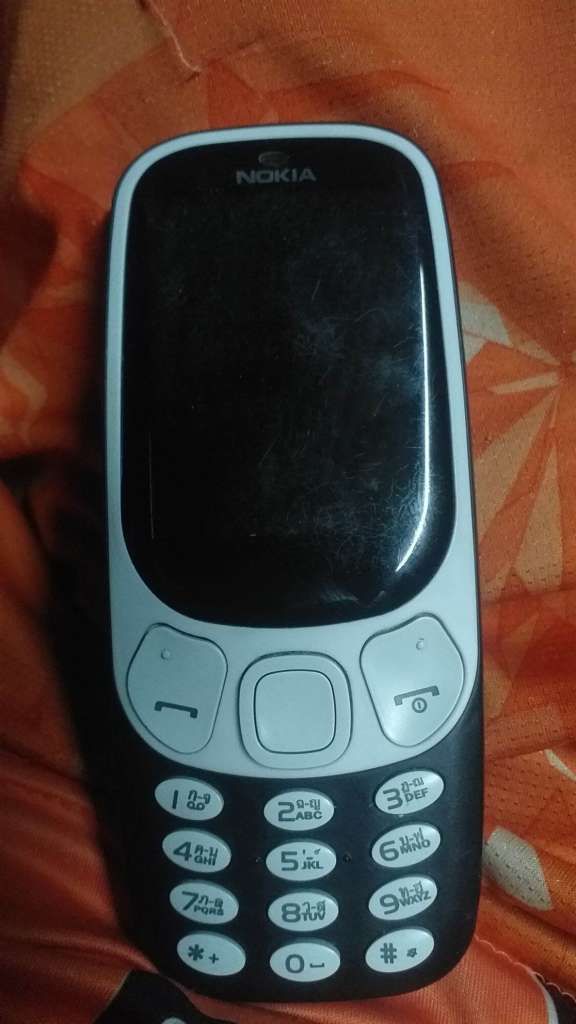Nokia 3310 Mobile Phone, Black and White, Black Screen, Traditional Keypad, Easy to Use. ราคา 499 บาท*ส่งฟรี