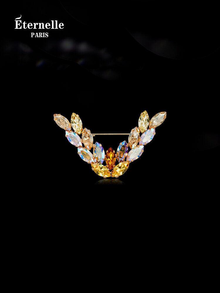 [Eternelle | Elegant Pin Brooch with Crystal Accents,Eternelle | Elegant Pin Brooch with Crystal Accents,] ราคา 3,542 บาท*ส่งฟรี