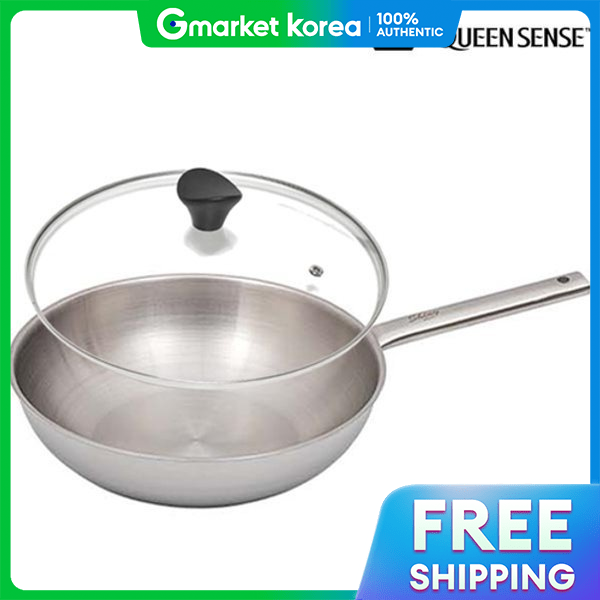 Queen Sense | Queensense Shiny 5-Ply Ih Wok 30cm - Cover ราคา 1,622 บาท*ส่งฟรี