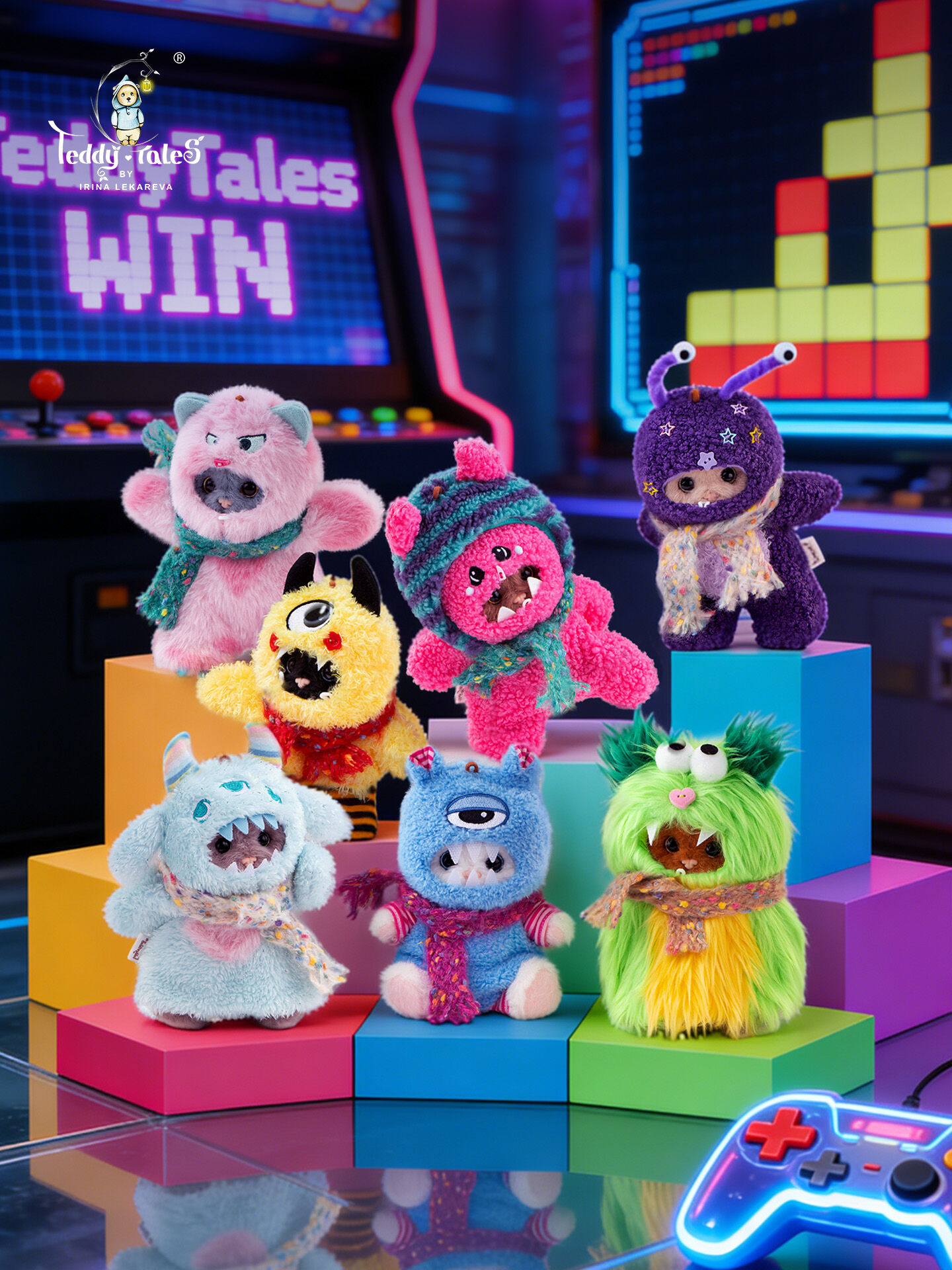 Teddy Tales | Interactive Cartoon Cat Plush Toy Keychain ราคา 1,382 บาท*ส่งฟรี