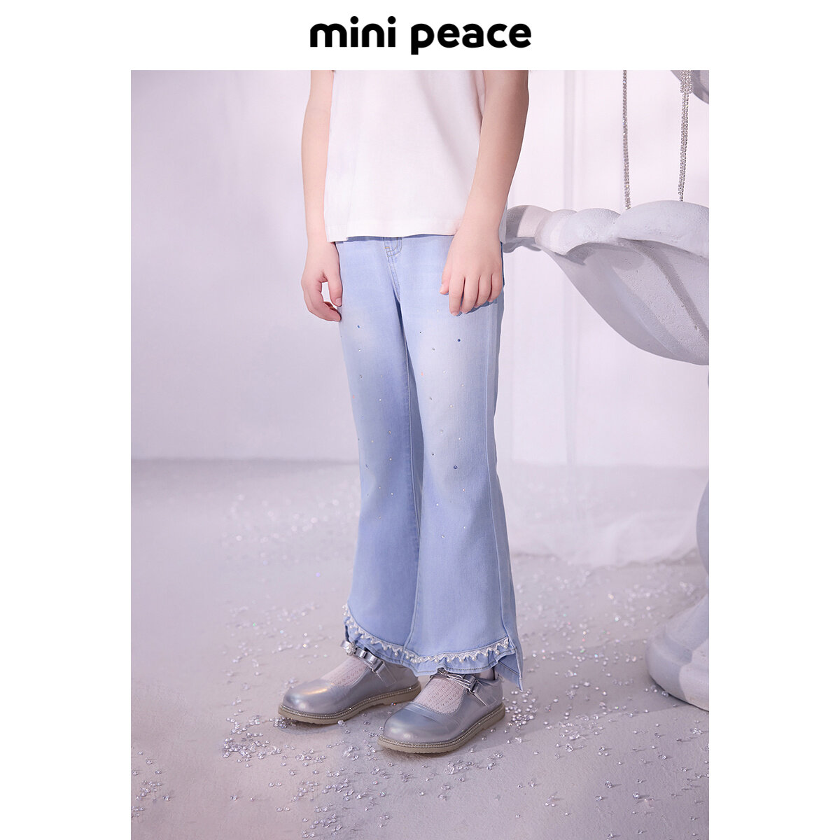 ป้ายยา! กางเกงขากระดิ่งสำหรับสาวน้อย | Mini peace Summer Pants ลุคหวานน่ารัก