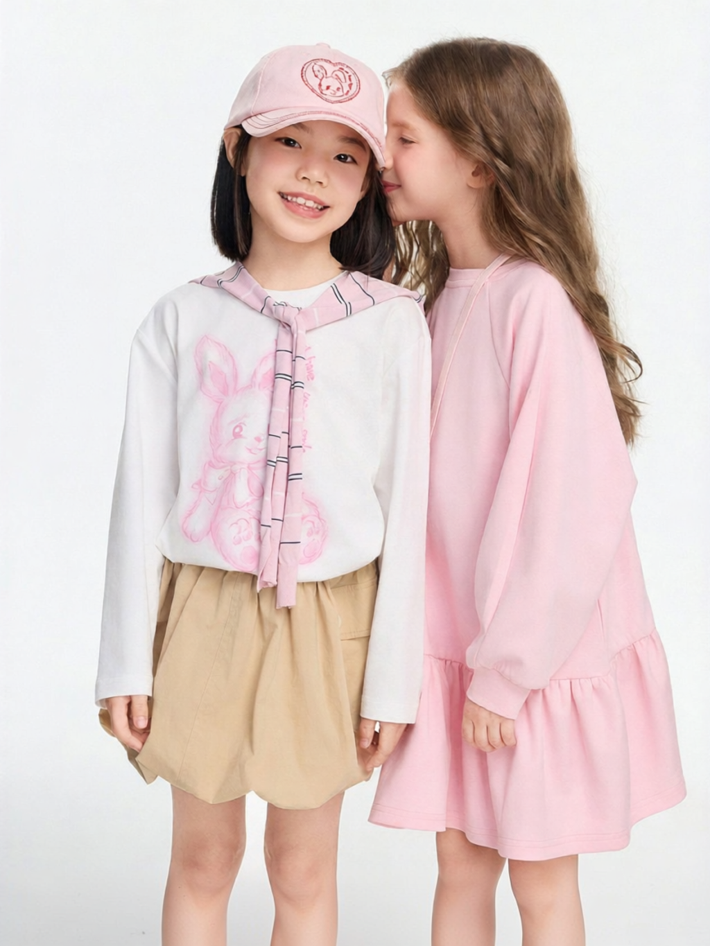 แฟชั่นและเสื้อผ้าเด็ก Mini peace เสื้อยืดแขนยาวเด็กหญิงสไตล์ Preppy Style Quick-dry Cooling ราคา 2,393 บาท*ส่งฟรี
