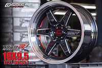 ล้อแม็ก ขอบ18 COSMIS TYPE-R 18X9.5 6H139.7 ET27 CB106 สีดำขอบเงาท้องแดง🎏ราคาโปร2วง✅ แถมจุ๊บเหล็ก👍 ล้อแท้มีรับประกันโครงสร้างนาน6ปี/สี1ปี✅❤️