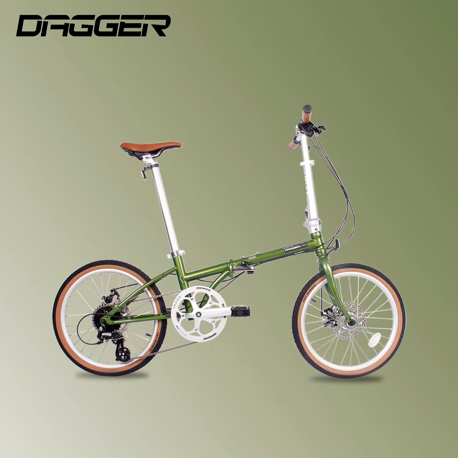 dagger | Portable Folding 8-Speed Bike 20 Inch ราคา 13,936 บาท*ส่งฟรี