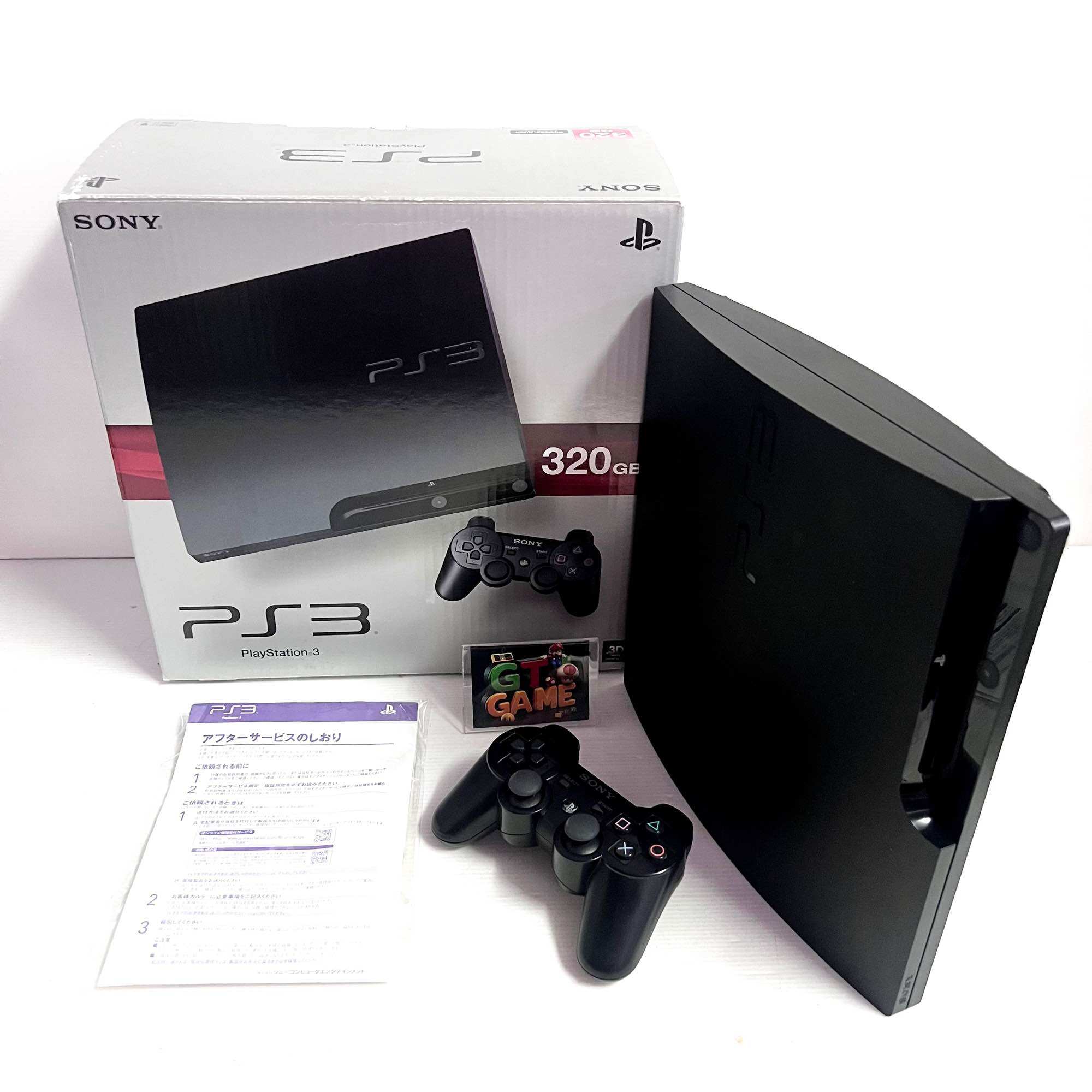 PS3 Slim 320GB Charcoal Black 🎮 CECH-3000B / JAPAN 🇯🇵 เมนู Eng. ราคา 4,990 บาท*ส่งฟรี