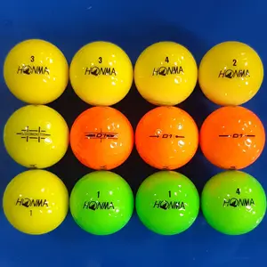 ภาพหน้าปกสินค้าลูกกอล์ฟ 90%+ HONMA Color รุ่น D1, A1, D1 plus, SPEEDMONSTER (12 balls) ที่เกี่ยวข้อง