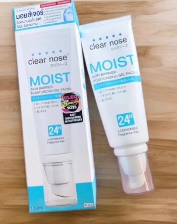 Clear Nose Moist Skin Barrier Moisturizing Gel 120ml Clear Nose Moisturizing Gel Facial. ราคา 250 บาท*ส่งฟรี