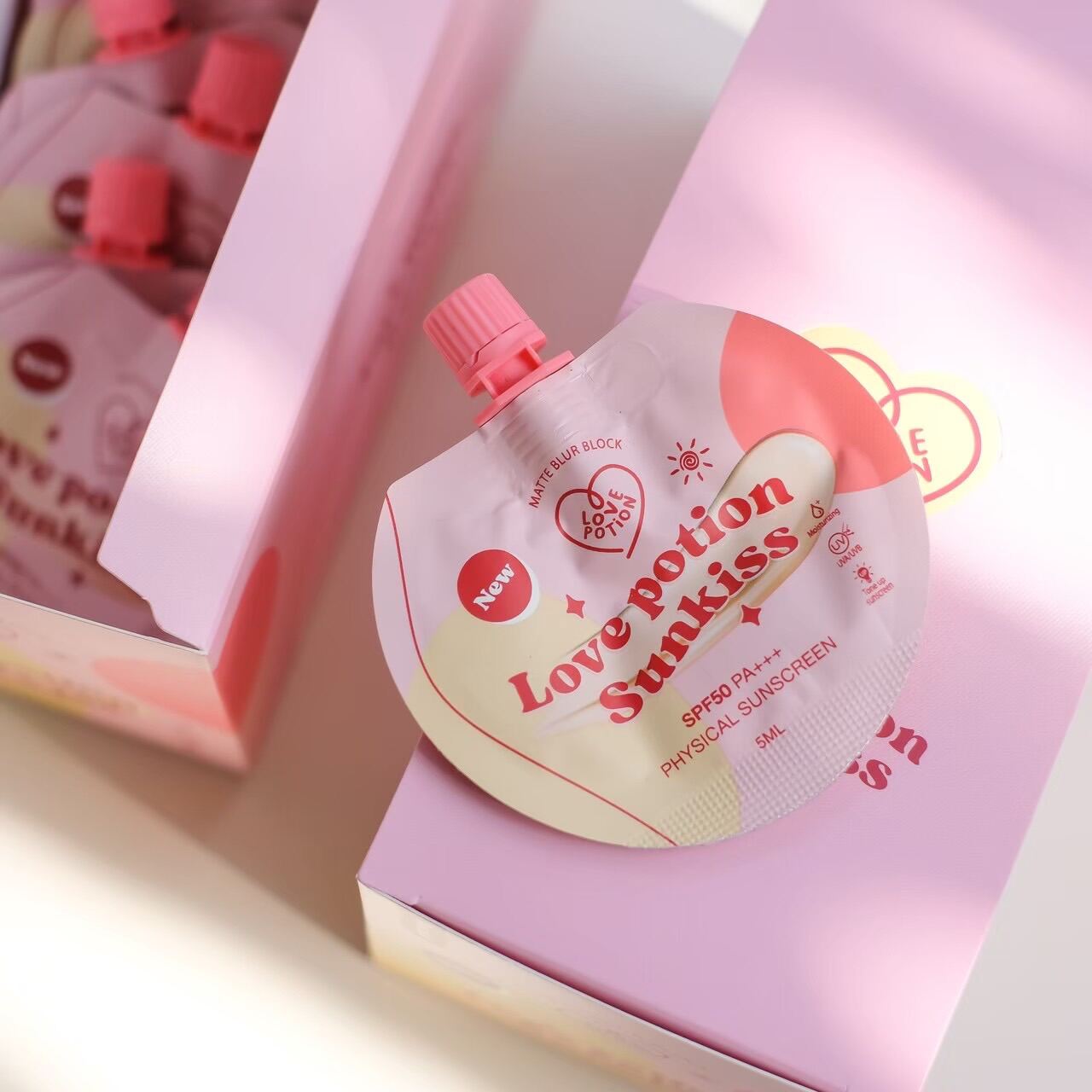 กันแดดซันคิส sunkiss love potion กันแดดเนื้อแป้ง Lazada.co.th