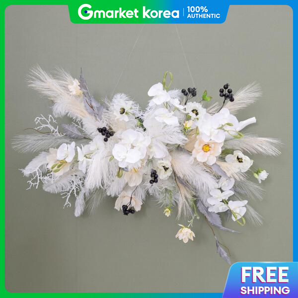 ART BOX | Artbox /Flower Tree Pampas Artificial Flower Wreath Wall Decoration Feather Hanging Flower 80cm ราคา 4,496 บาท*ส่งฟรี