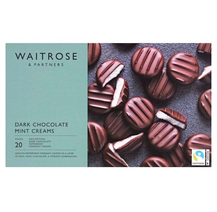 เวทโทรส ดาร์กช็อกโกแลตแผ่น Waitrose Dark Chocolate Mint Creams 200g Lazada.co.th