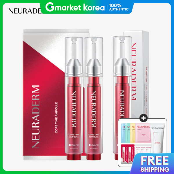 Neuraderm(นิวราเดิร์ม) | (Egf/Pdrn/Glutathione) Meditox Neuraderm Egf Core Time Ampoule 1 Box (2 Bottles X 15ml) + 15ml ราคา 3,216 บาท*ส่งฟรี