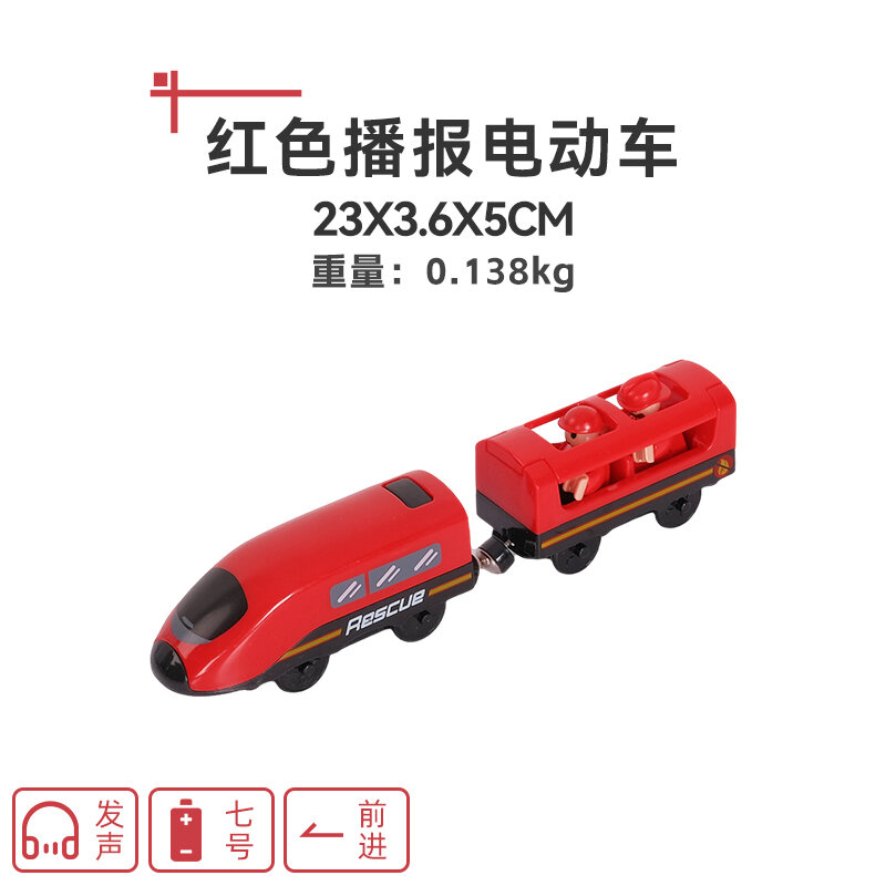 รถไฟฟ้า Edwone รางไม้ที่เข้ากันได้กับรถบรรทุกของเล่นสําหรับเด็กอายุ 3 ...