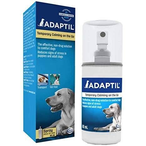 Adaptil Spray 60มล.( EXP.04/2022)สเปรย์ฟิโรโมน ช่วยฝึกสุนัข ลดการเห่า กัดแทะสิ่งของ ช่วยให้สุนัขสงบลง ลดเครียด​สุนัข​