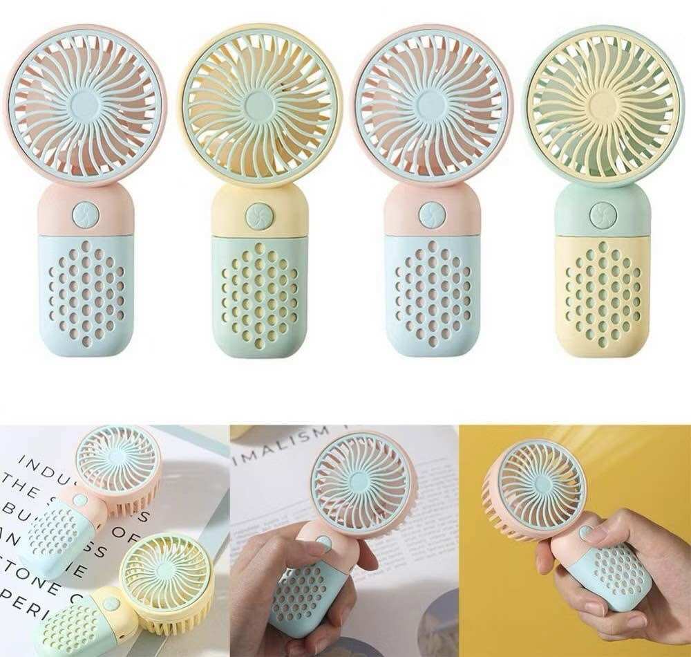 Mini Portable Fan (Available in 2 Colors) ราคา 35 บาท*ส่งฟรี
