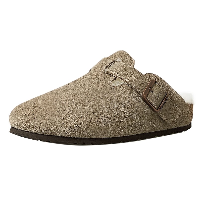 DEEP BREATH | Soft Wood Leather Velour Lined Moccasin Slipper ราคา 3,879 บาท*ส่งฟรี