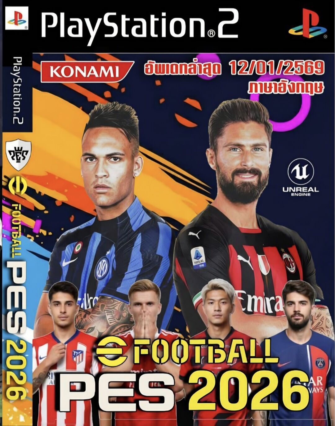 แผ่นเกมPS2 - Pes2026 ภาคใหม่ ย้ายครบทุกทีมแล้ว อัพเดทล่าสุด ย้ายครบ ลีคครบ ภาษาอังกฤษ ส่งเร็วส่งไว (เก็บปลายทางได้)✅️