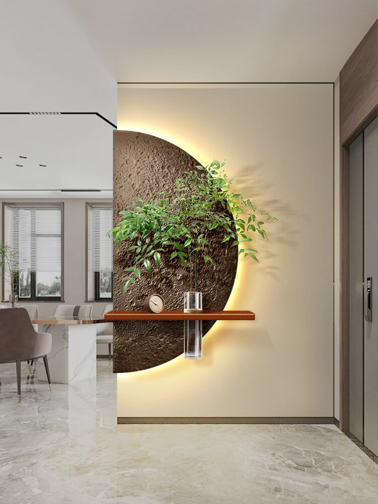 [ARTPIONEER | 3D Stylish Entryway Decorative Wall Art with Hydroponic Plants and LED Wall Light,ARTPIONEER | 3D Stylish Entryway Decorative Wall Art with Hydroponic Plants and LED Wall Light,] ราคา 2,910 บาท*ส่งฟรี