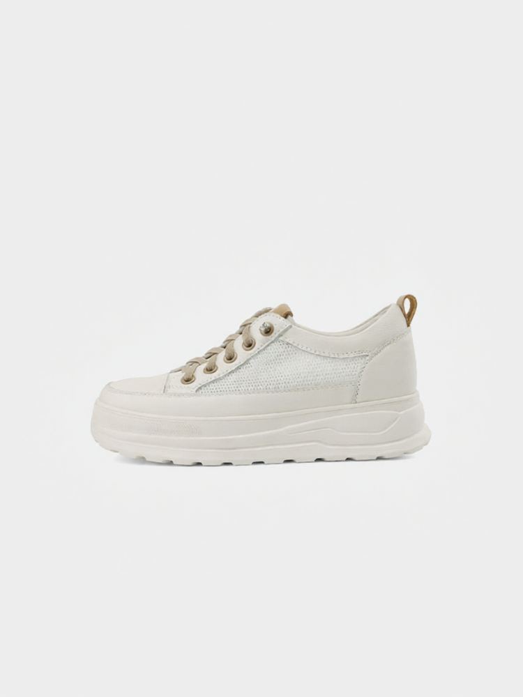 BOERDIQI | Breathable Comfortable Fashionable Increasing Height White Sneakers ราคา 3,742 บาท*ส่งฟรี